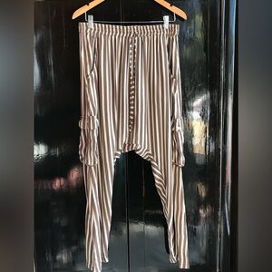 acacia swimwear Striped Cambodia Silk Pants LG